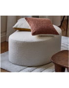 Poufs Jukila bouclé